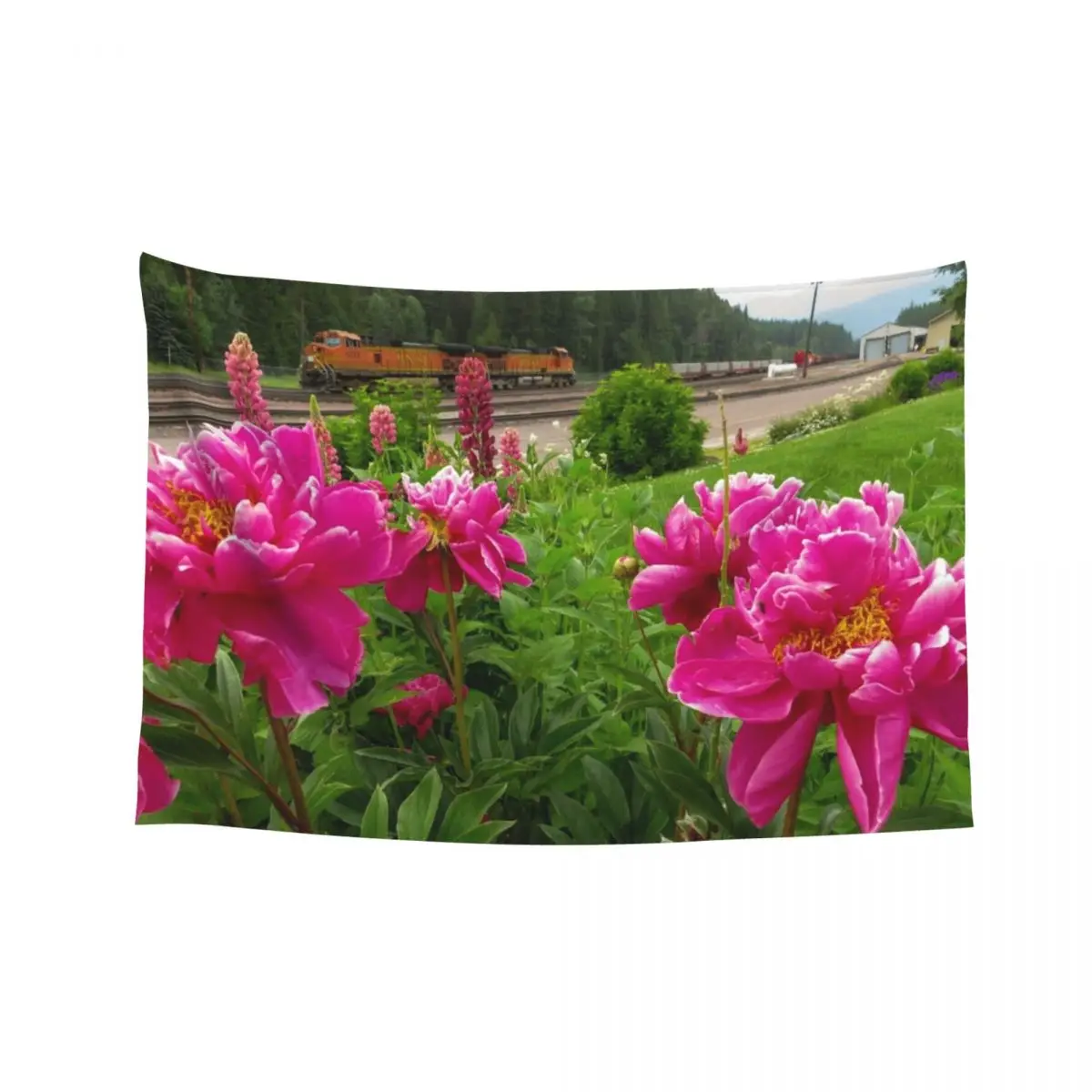 

Train in Essex, MT Tapestry Home Supplies On The Wall Aesthetics For Room Custom Tapestry