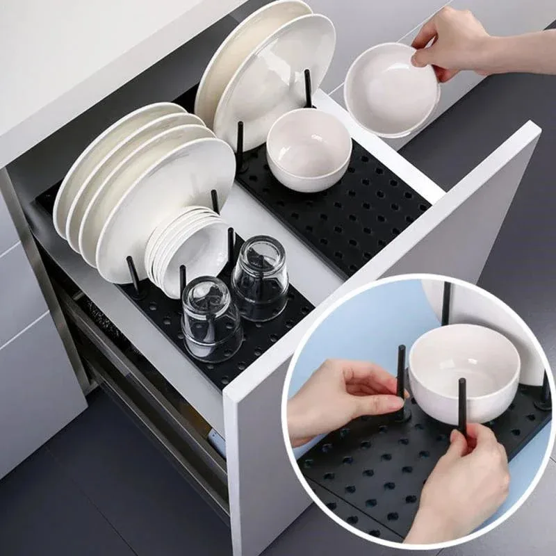 Kitchen Manager Sink Drain Rack Tableware Drying Rack Bowl Lid Storage Rack Plate Drying Rack Kitchen Accessories image 4