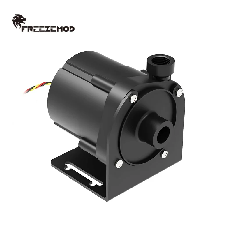Бесщеточная водяная помпа FREEZEMOD PU-SC1000, 1200 л/ч, напор 6 м, регулировка скорости PWM, 4500 об/мин, 12 В, высокопроизводительная, для охлаждения ПК