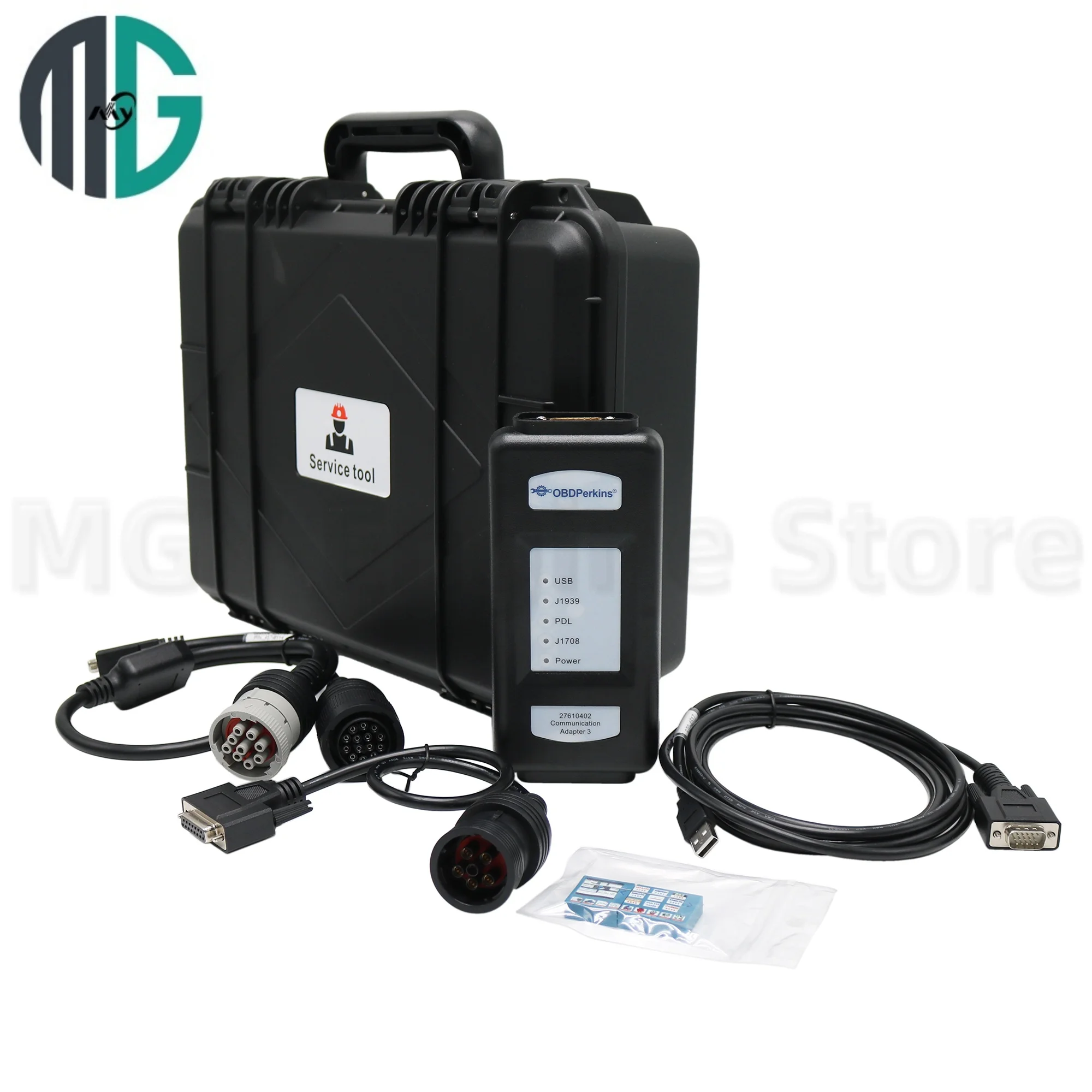 أداة تشخيص برنامج بيركنز 2021B 27610402 27610401 محول التراكم 3 EST اختبار محرك شاحنة قارب حفارة الديزل #1