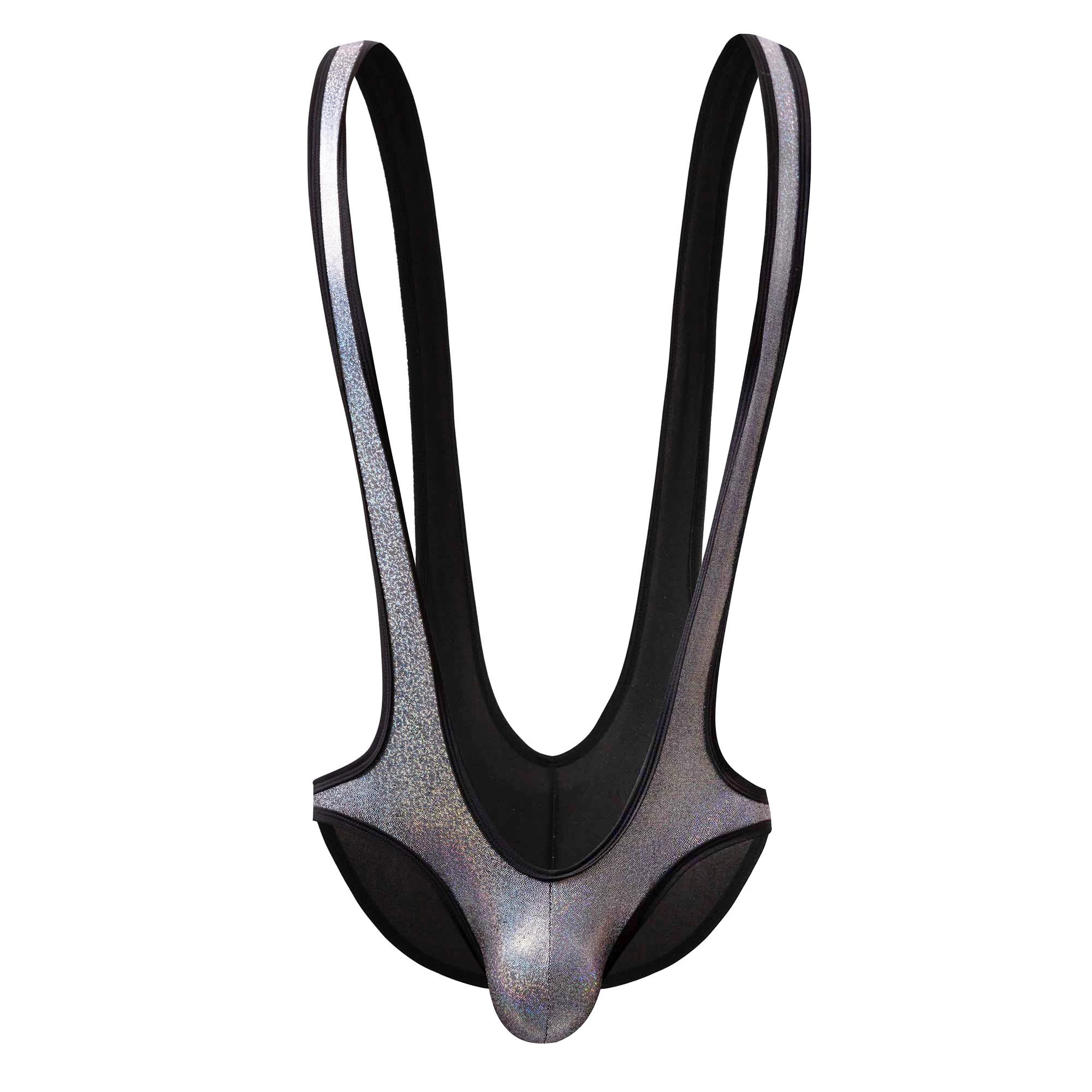 

Men's Leotard Suspender Jockstraps Bodysuit Stretch Shiny Wrestling Singlet Jumpsuit One-Piece Briefs Underwear Sexy Undershirts