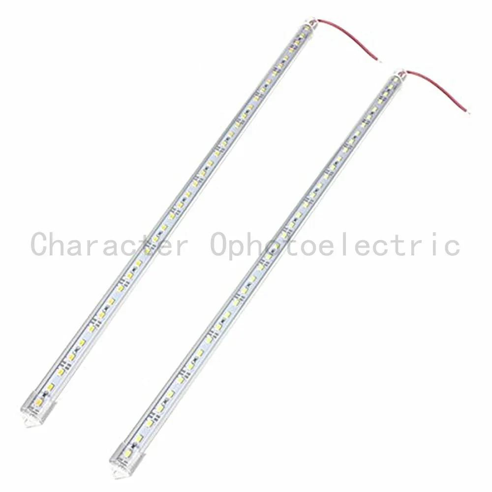 10 pcs/lot 50CM U Aluminium shell DC 12V 36 SMD 5630/5730 LED Hard Rigid LED Strip white/warm white