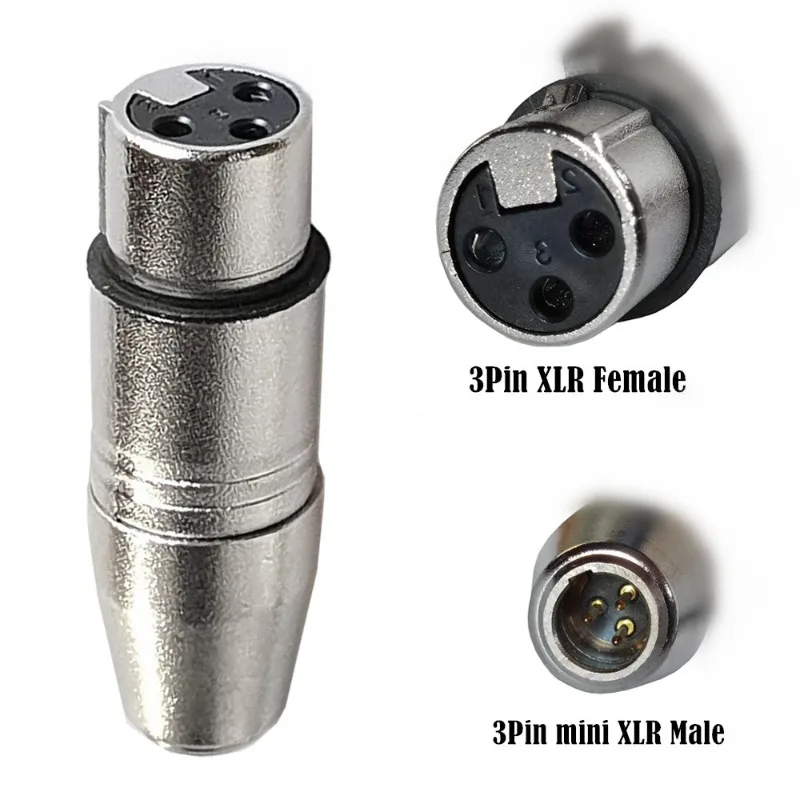 

3Pin Three-core Mini Xanon Orbital Xanon Mother Camera Microphone Audio Extension Microphone Adapter