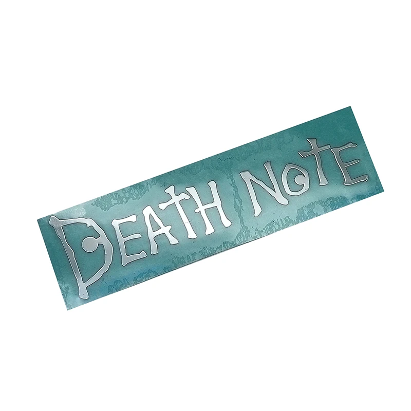 Pegatina de Metal con logotipo de DeathNote para ordenador portátil, pegatina para teléfono, pegatina L en la piel del ordena...