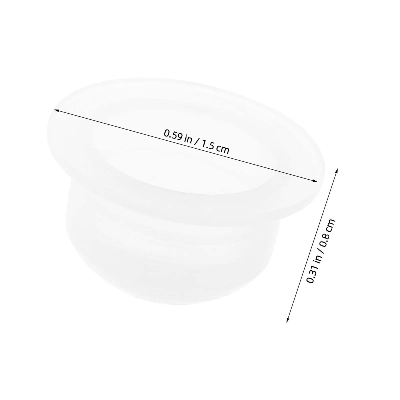 100Pcs Essential Oil Bottle Stoppers Transparent Screw Caps Leakproof Sealing Reusable Stopper Plugs for Aromatherapy Bottles