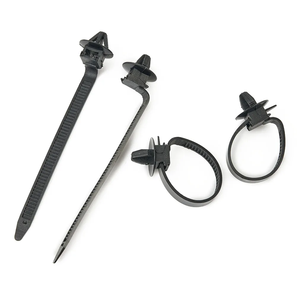 Kit Mangueira Fixa Fixa De Nylon Do Carro, Clipes De Cabo, Strap Tie, Zip Tie, Acessórios Práticos, Alta Qualidade, 50Pcs