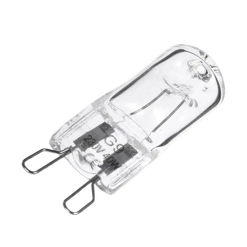 Lampu oven dapur G9, bohlam cahaya Steamer G9 suhu tinggi 40w 220 derajat untuk Dapur 1 buah 350 V
