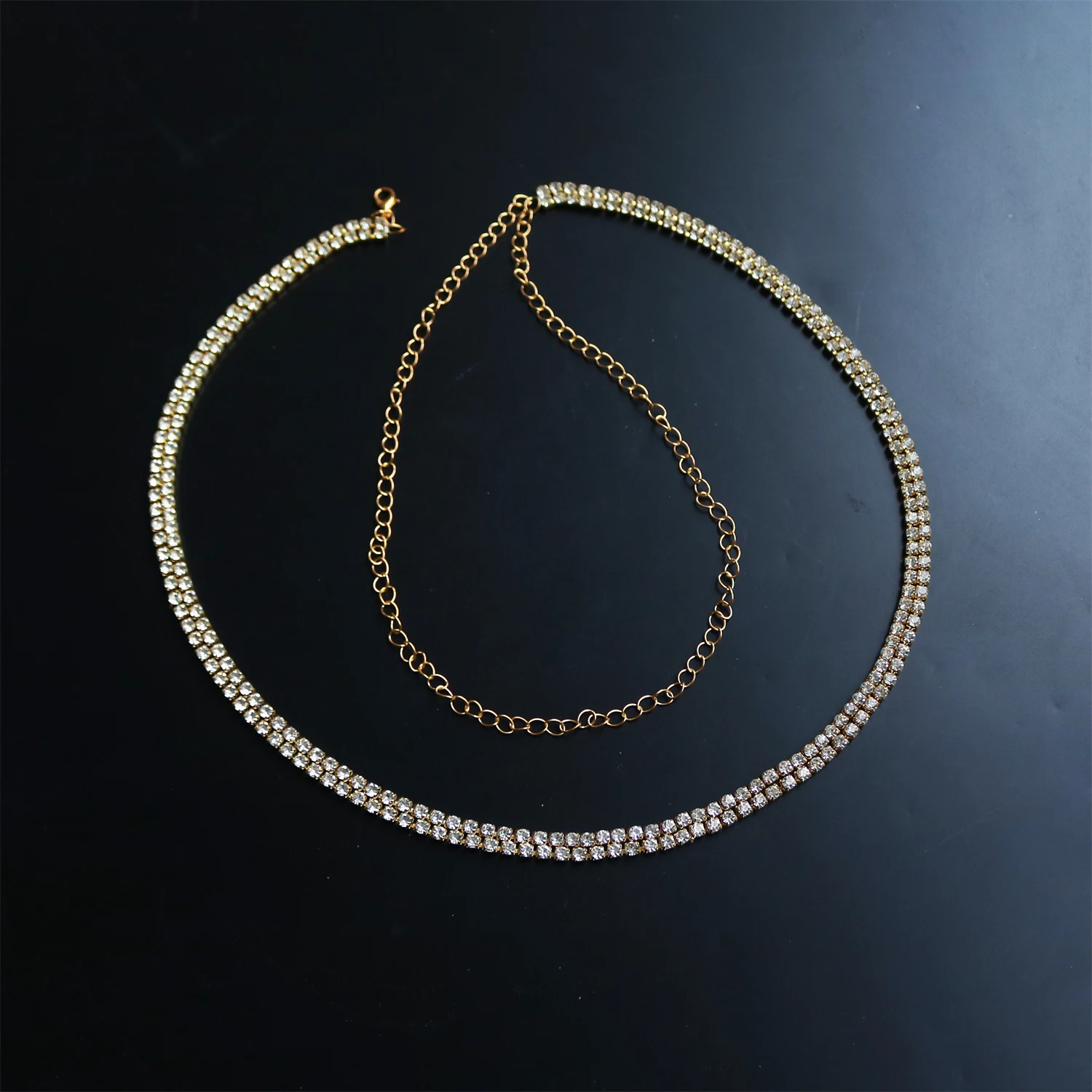 1Ps Eenvoudige Glanzende Body  - Body Jewelry Rhinestone recensie en prijs