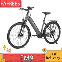 FAFREES FM9 CITY Electric Bicycle 700C*45C Tire 250W Bafang Mid-drive Motor 36V 15Ah Battery for 100KM Range 150kg Max Load