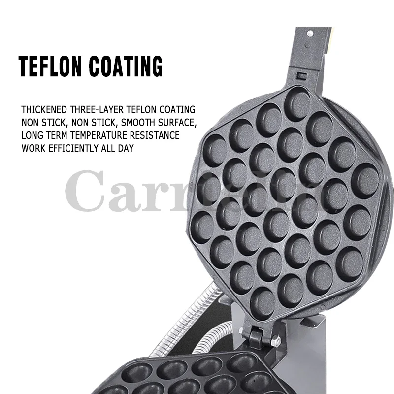 الكهربائية دونات البيض فقاعة الهراء صانع 1400 واط التجارية QQ غير لاصقة كعكة مقلاة خبز البيض نفخة المطبخ المنزلي