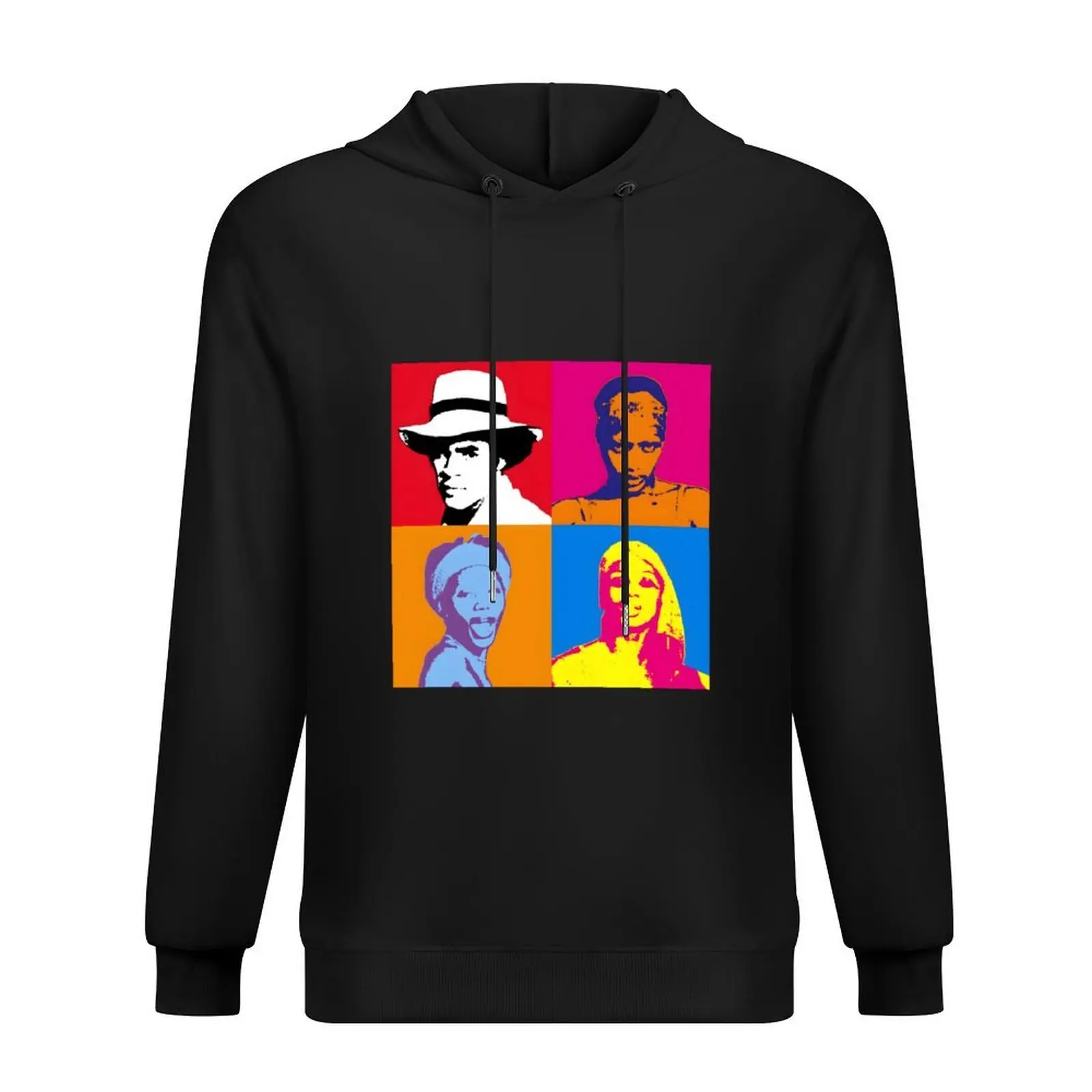 

Boney M. - Warhol Style Print Hoodie men's winter sweater hooded shirt men's clothing mens clothing new hooded tee