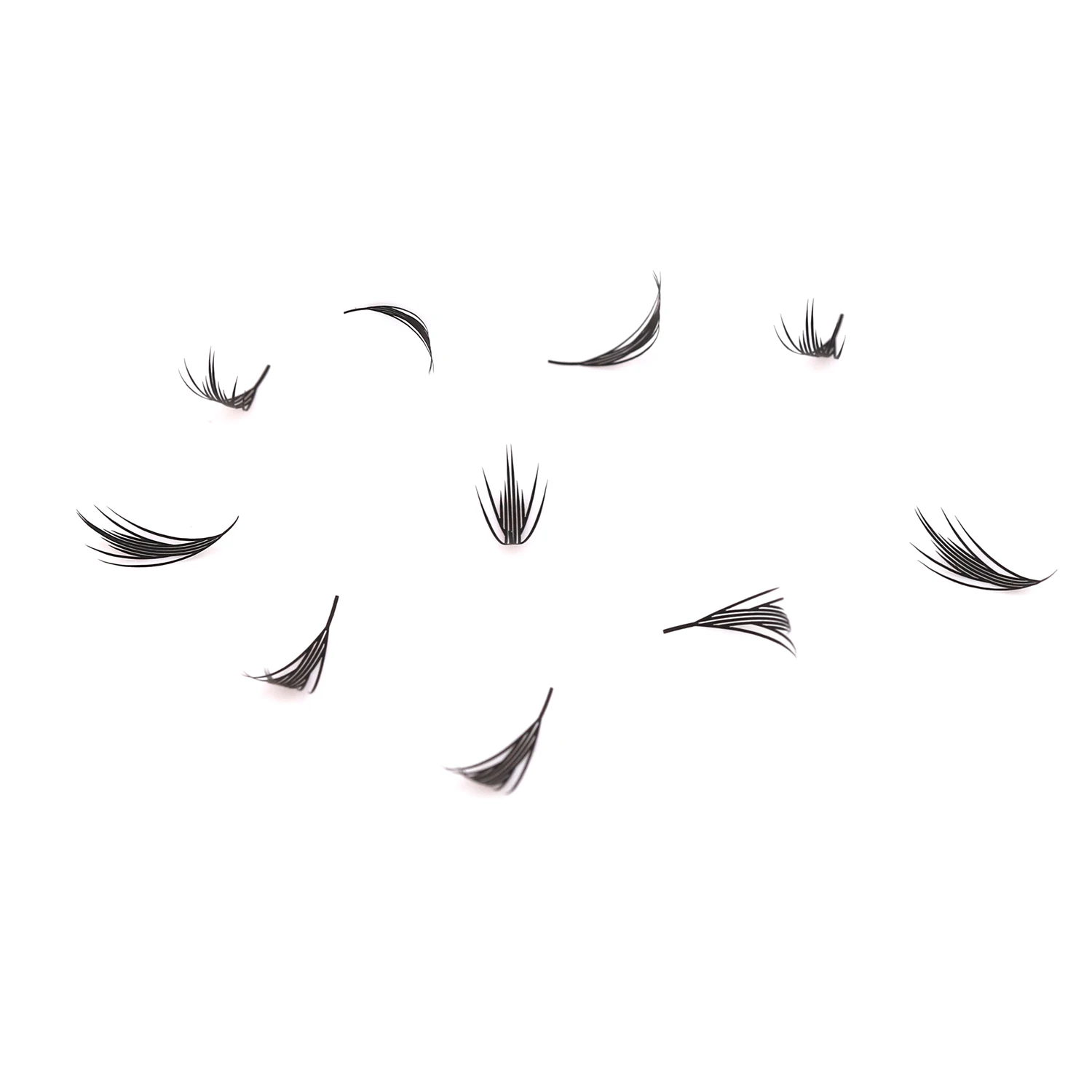 AGUUD Anime Spike Lash Extension, Natürliche Leichte Flatternde Manga-Wimpern, Vorgefertigte Spire-Wimpern Manga-Wing-Wimpern – Detail 10