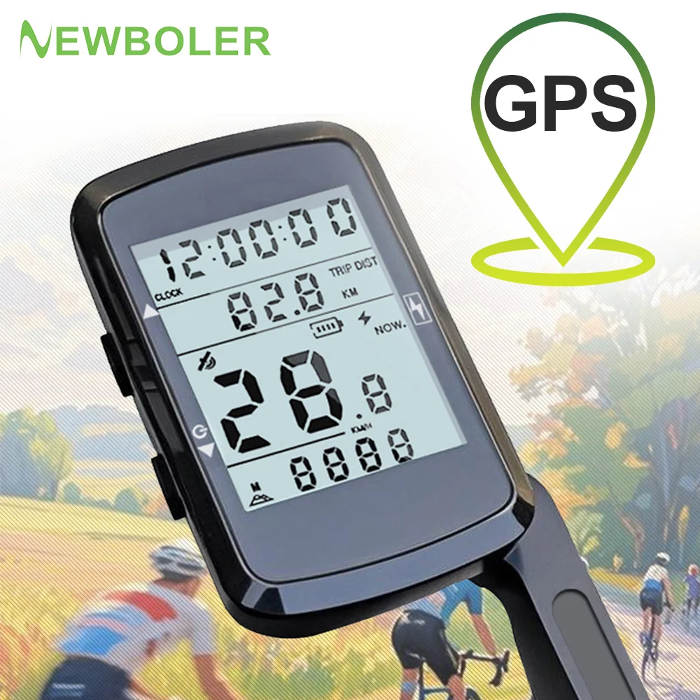 NEWBOLER GPS Bicycle Wireless Computer Waterproof Cycling Speedometer MTB Road Bike Computer  Bike Accessories