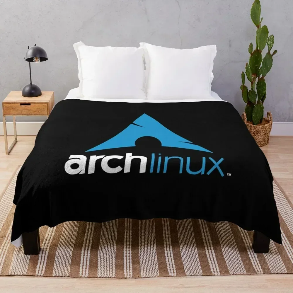 

arch linux Throw Blanket All Season Soft Lightweight Blanket for Home