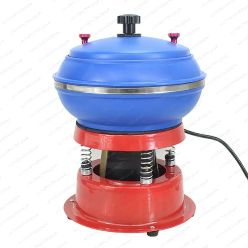 Mini Vibratory Tumbler Polishing Machine Bowl Jewelry Jade Agate Stone Copper Metal Grinding Deburring Finishing Tool