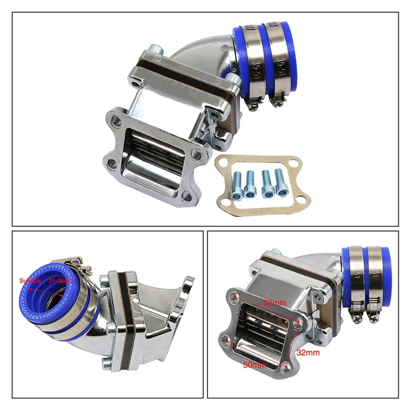 

For HONDA DIO50 AF34 AF35 AF38 Motorcycle Carburetor Intake Manifold Interface Engine Replacement Part