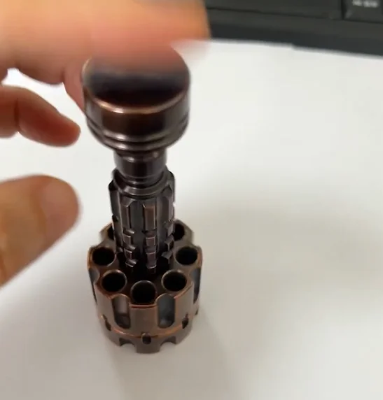 EDC revolver screwdriver copper fidget decompression toy