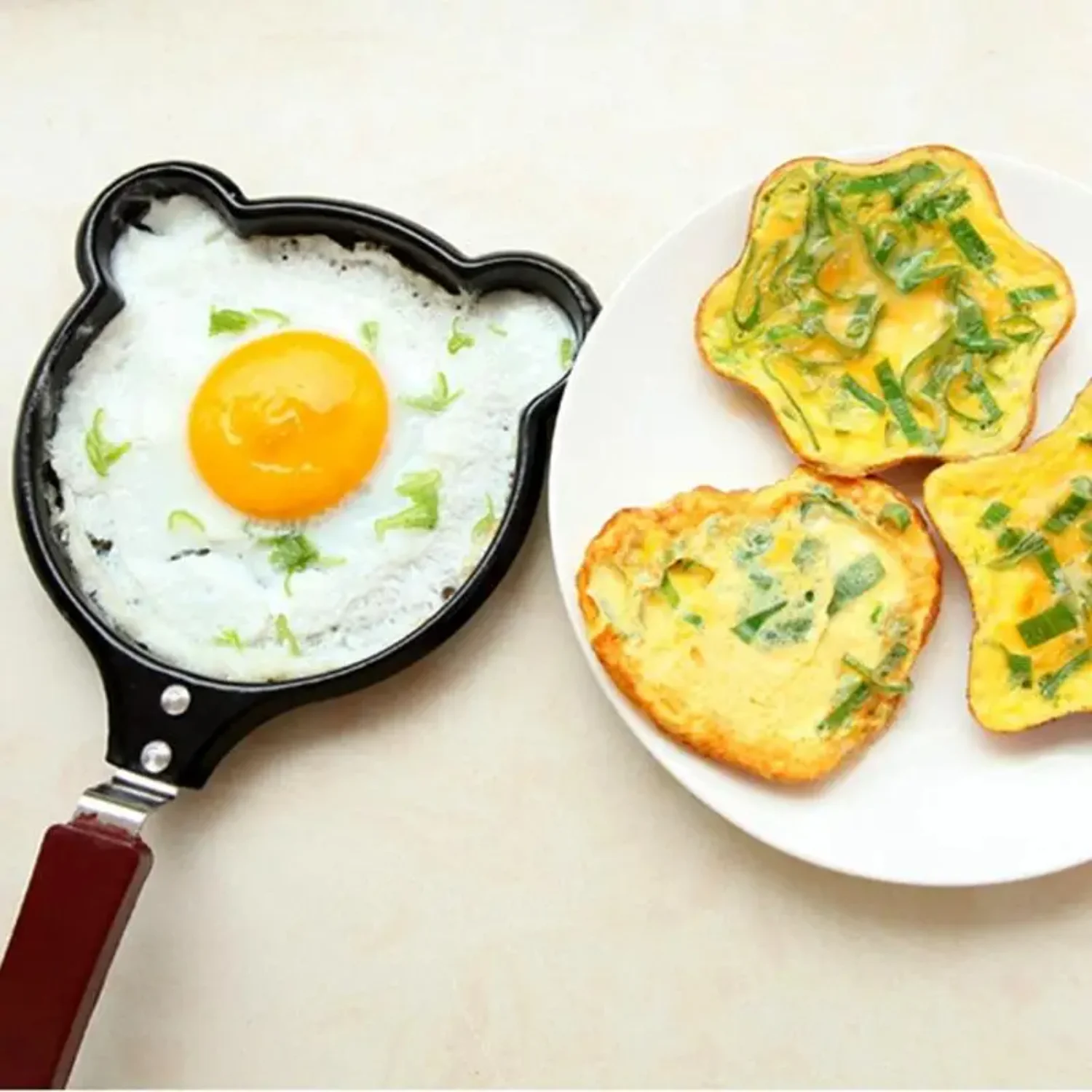 1pc Mini Cute Animal Pig Child Breakfast Mold Pot Non-Stick Frying Pan Pancake Maker Kitchen Tool Accessories Omelette