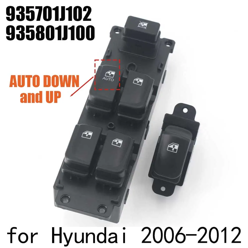 

For Hyundai 2006 2007 2008 2009 2010 2011 2012 935701J102 935801J100 Electric Power Window Control Switch Auto Parts Accessories