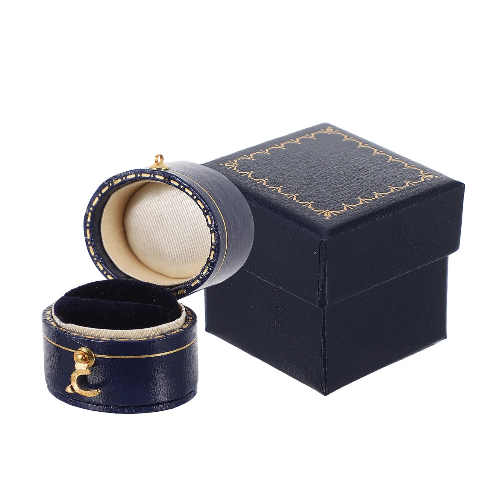 

1 шт. маленькая овальная коробочка для колец, уникальный мини-футляр для хранения ювелирных изделий, легкий портативный изящный подарочный футляр с гладкими краями для колец