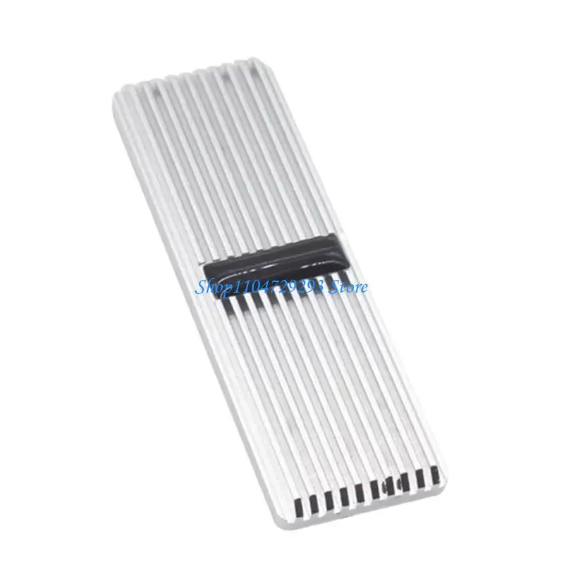 

Y2GD M.2 2280 SSD Heatsink Cooling Radiators Auminum Heat Resistance with Thermal Silicone Pad for Game Consoles Accessories
