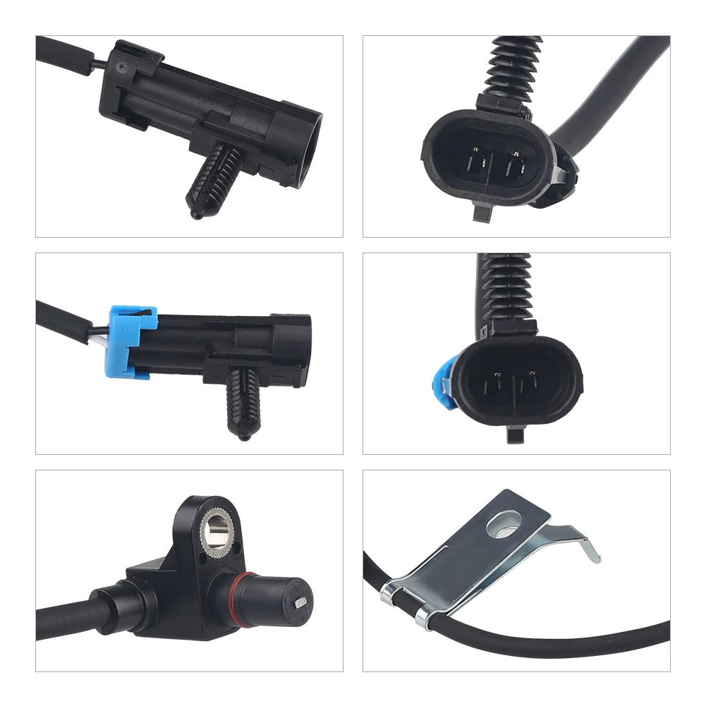 フロントABSホイールスピードセンサー,1996-51, 2ピース,15991986, 15997039用,シボレーサブアーバン,シルベラード,タホ,ユコン,キャデラック用