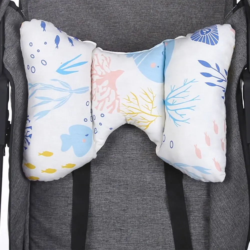 Cotton Dinosaur Milk Cow Baby Stuff Head Neck Support Pillow Baby Head Protective Pillow Toddler Cushion Stroller Headrest