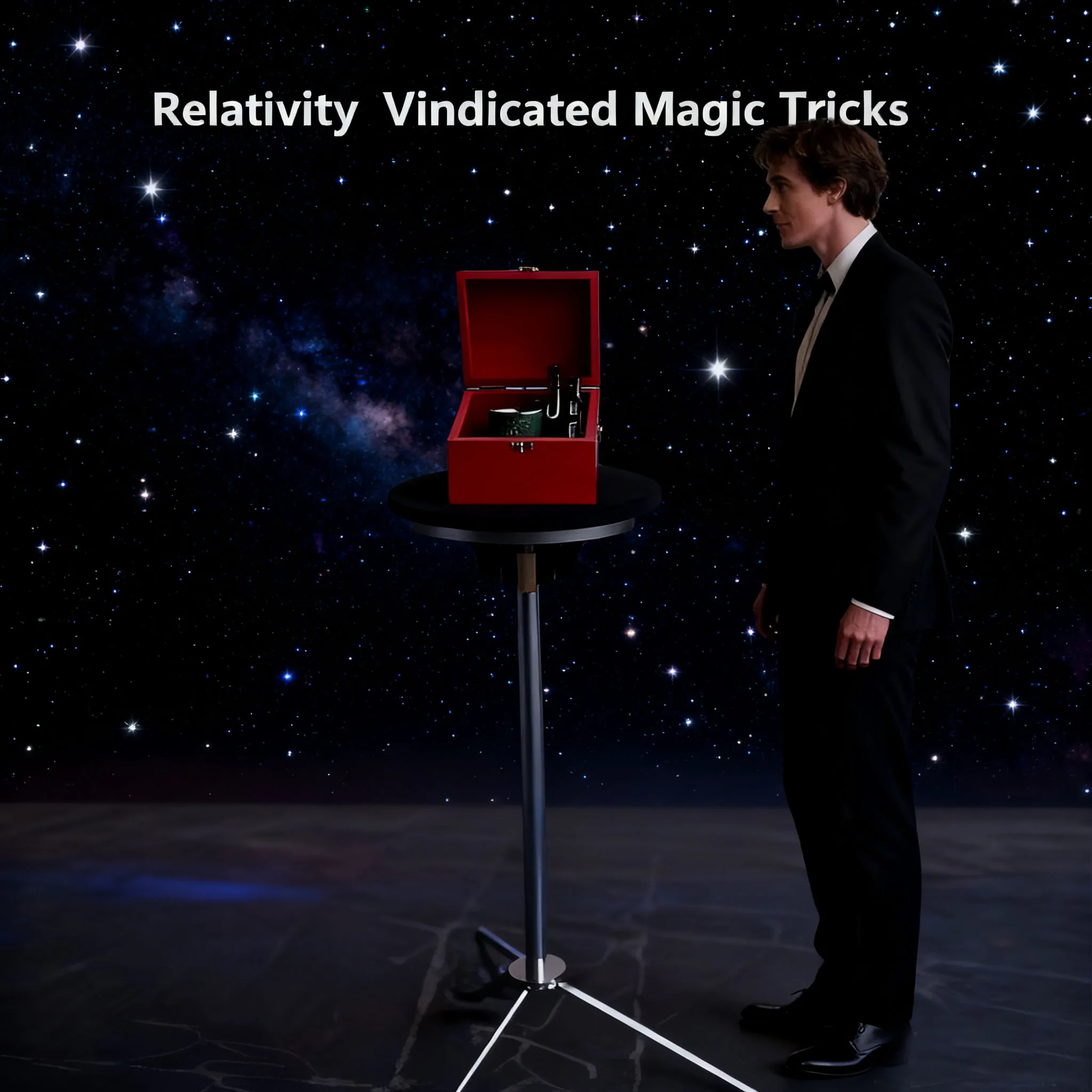 Relatività Vindicata Trucco magico Vanishing Magia Mago Illusioni Trucco Mentalismo Scomparsa Palcoscenico Bar di stradaAccessori