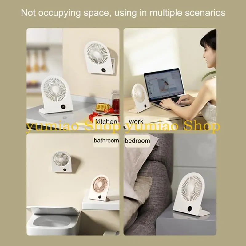 587B Rechargeable Fan Desktop Fan Ceiling Fan Easy to Carry Around Camping Fan