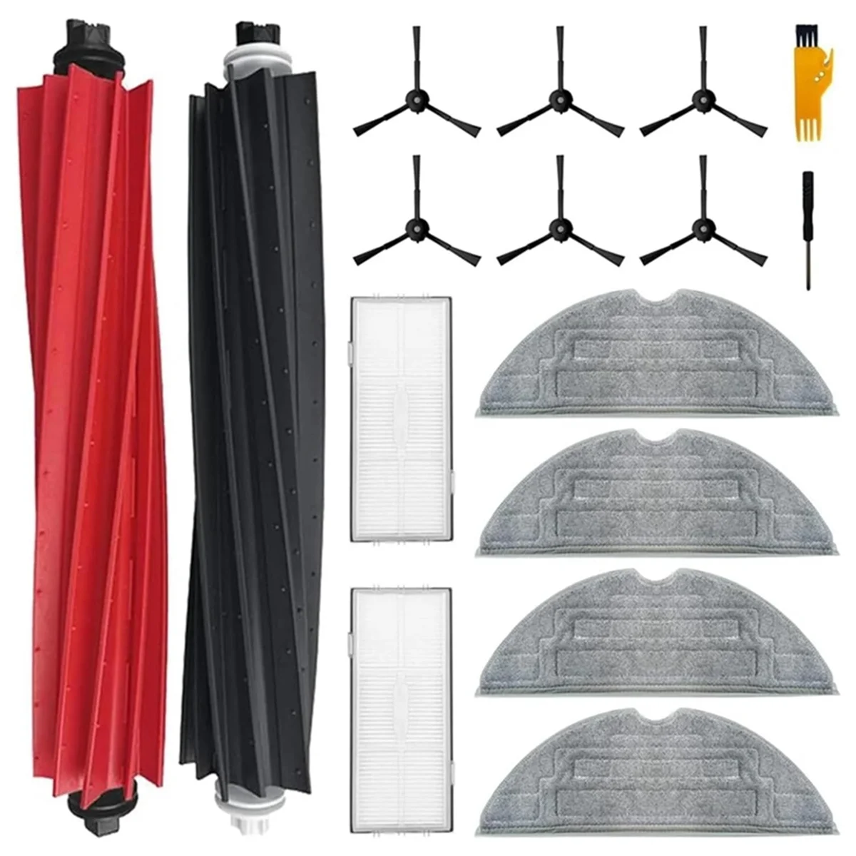 For S8 / S8+/S8 Plus Vacuum Cleaner Main Side Brush Hepa Filter Mop Cloth Replacement Parts