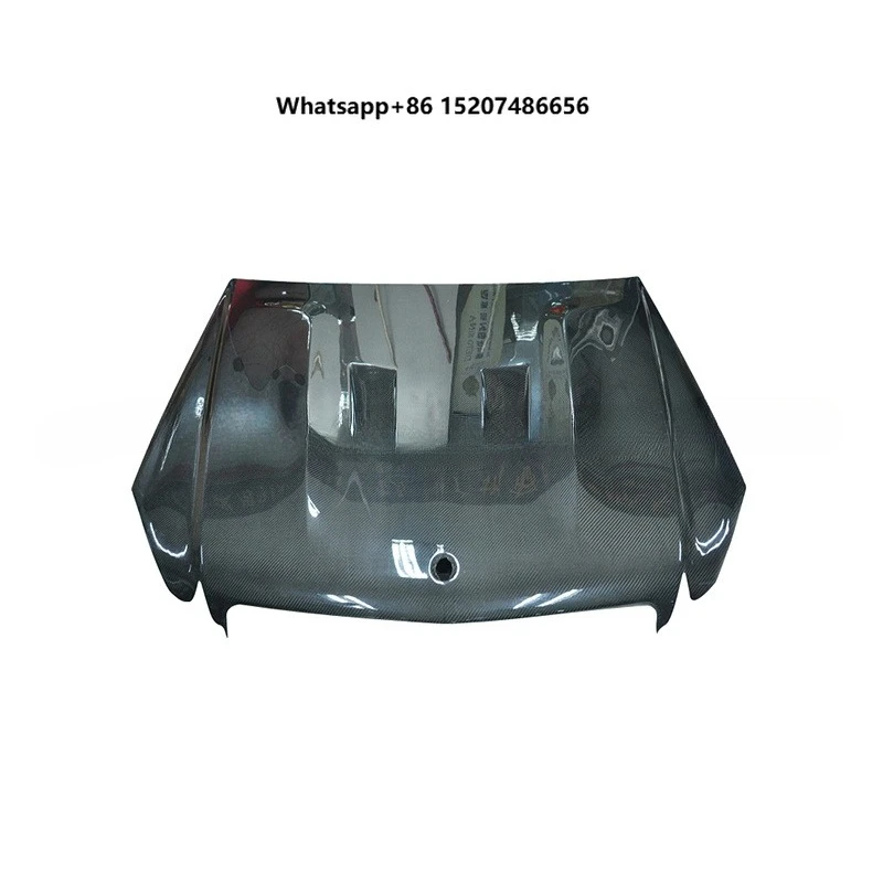 Black Series Type Carbon Front Engine Hood Bonnet Cover for C Class W204 C63 2011+