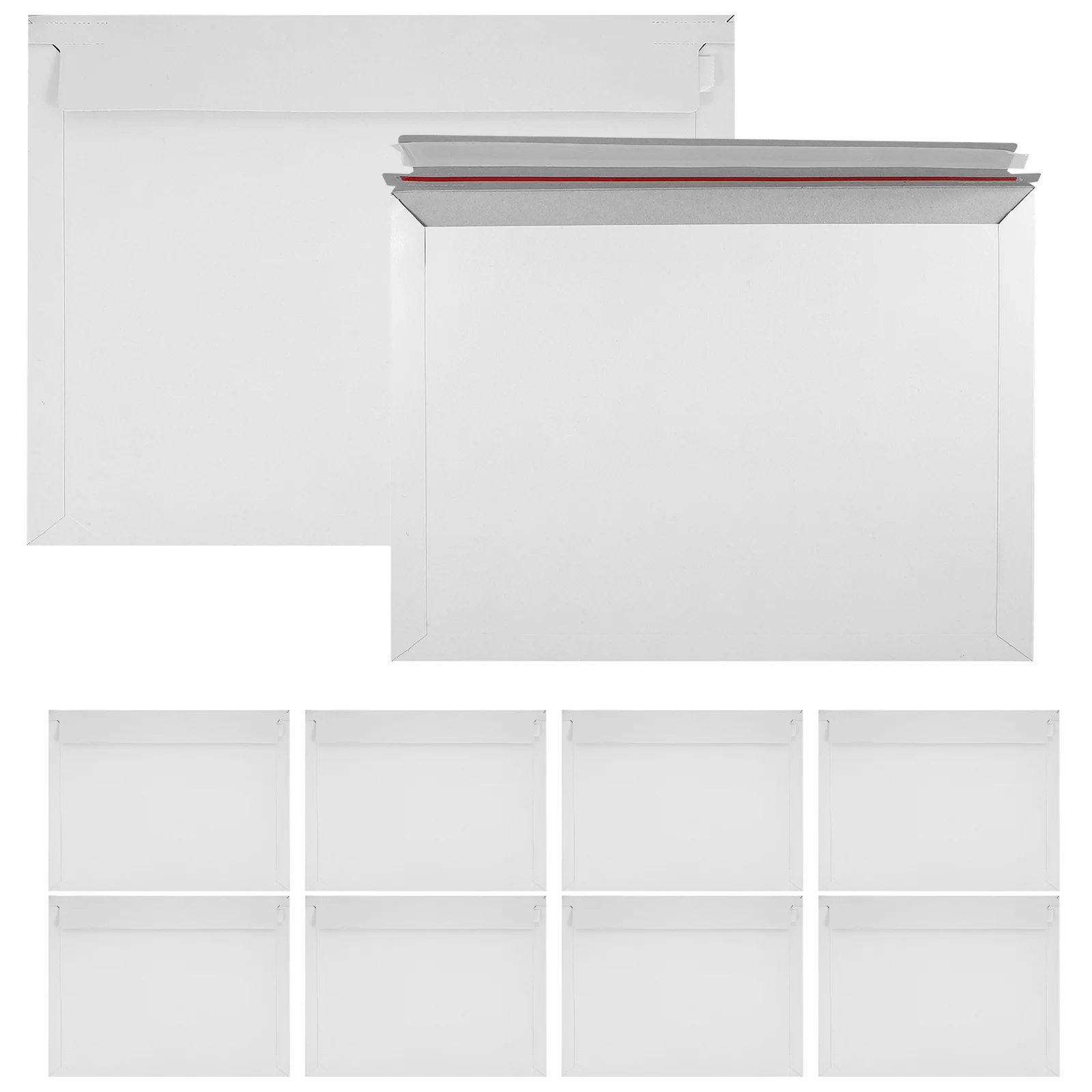 30 sacos de arquivo dos pces envelopes auto-selados de papel grosso mailers de papelão plano para convites fotos documentos