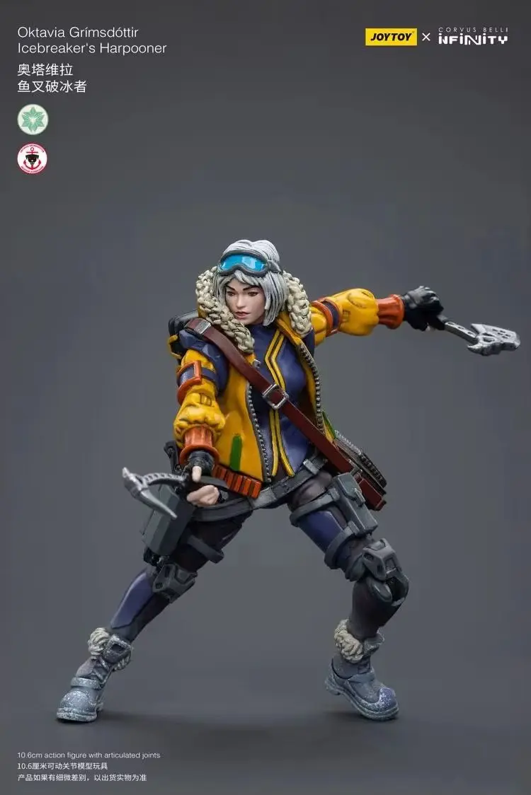 

JOYTOY Infinity Oktavia Grimsdottir Lcebreaker's Harpooner Action Figures Original Doll Model Decoration Gift Collection