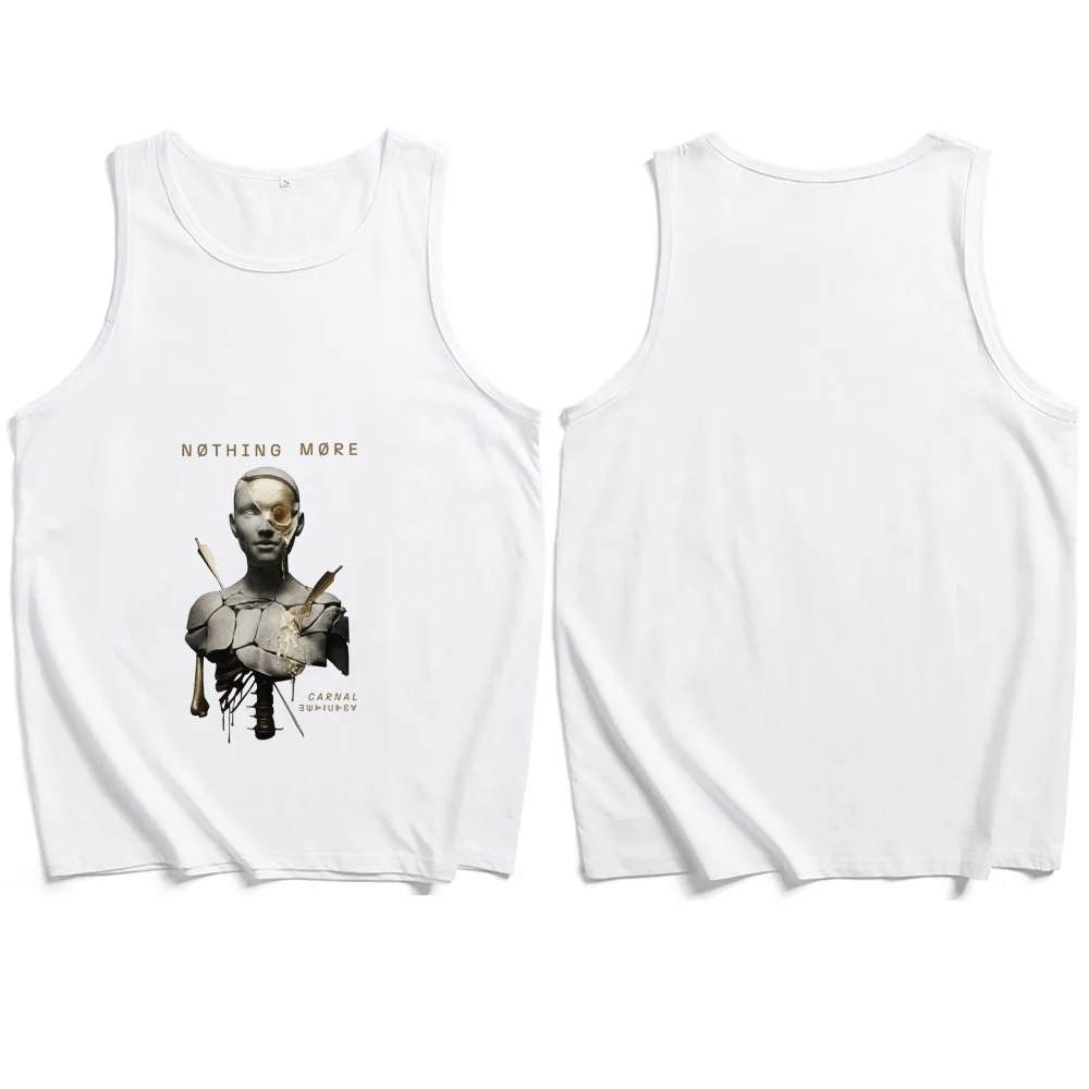 Nothing More Carnal 2024 Tank Tops Vest Sleeveless Summer T-Shirt Unisex Casual T-shirt Regular Music Fans Gift Printing