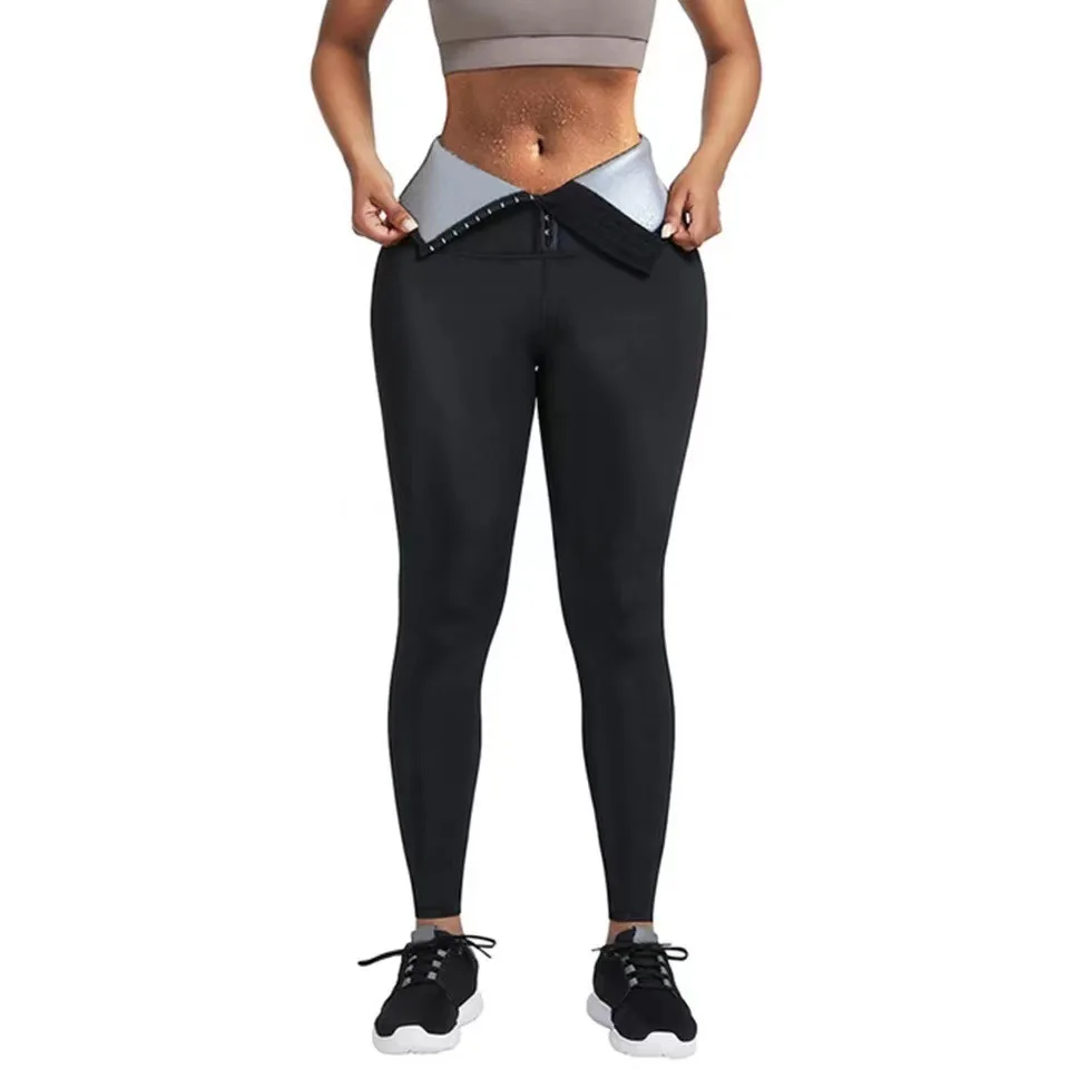 Yoga Pants Women Solid Slim Fit Sheath Sports Pant High Waist Regular Splice Long Trousers Thick Casual Ladies Simple 2024