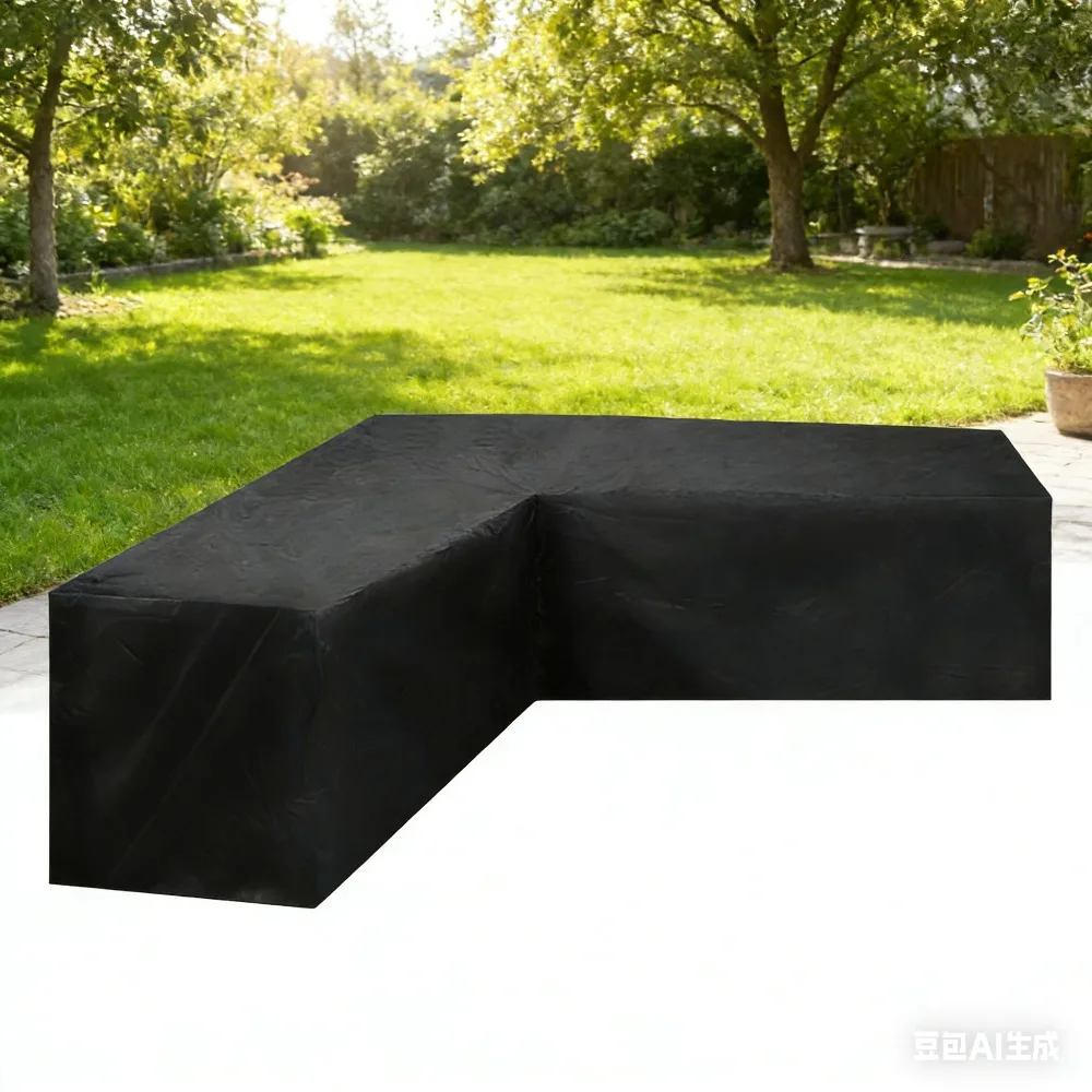 

210D ткань Оксфорд водонепроницаемый угловой чехол для дивана открытый патио садовая мебель чехол пылезащитный чехол для стола