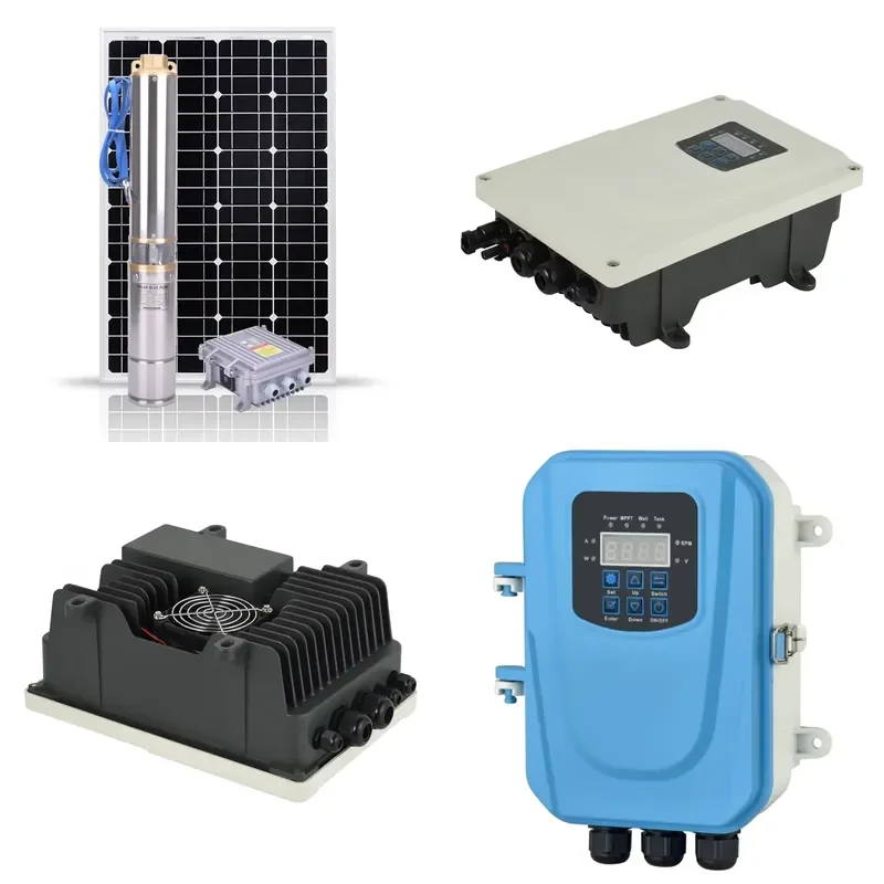 Solar Water Pump ACDC Centrifugal Stainless Steel Pump Large Head for Deep Wells 5500 lbs Pressure