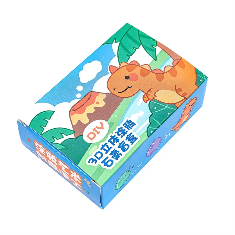 Fiore creativo Bambini Attività da colorare Giocattolo Arte animale Riempimento colore Giocattolo Spazio educativo Regali per bambole in gesso dipinto