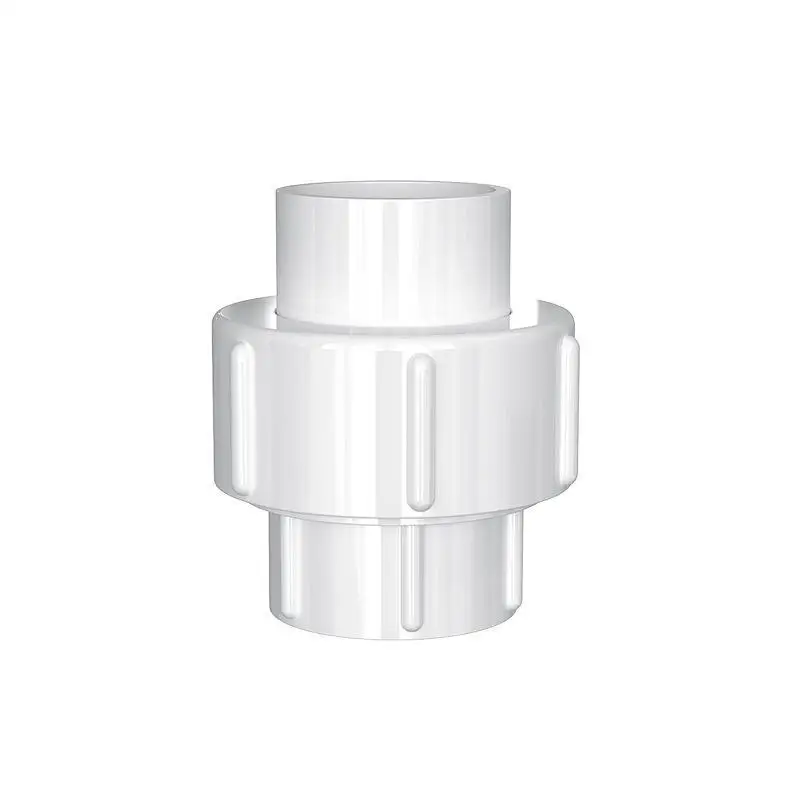 PVC Union Fitting Irrigation Supply Line Connector Leak Proof Corrosion Proof for Garden Plumbing Water Pipe Joint Repair