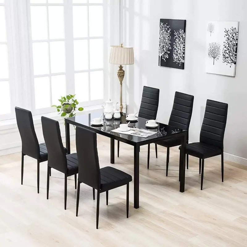 Backrest Chair Solid Color Horizontal Line Chair Household Simple Negotiation Chair