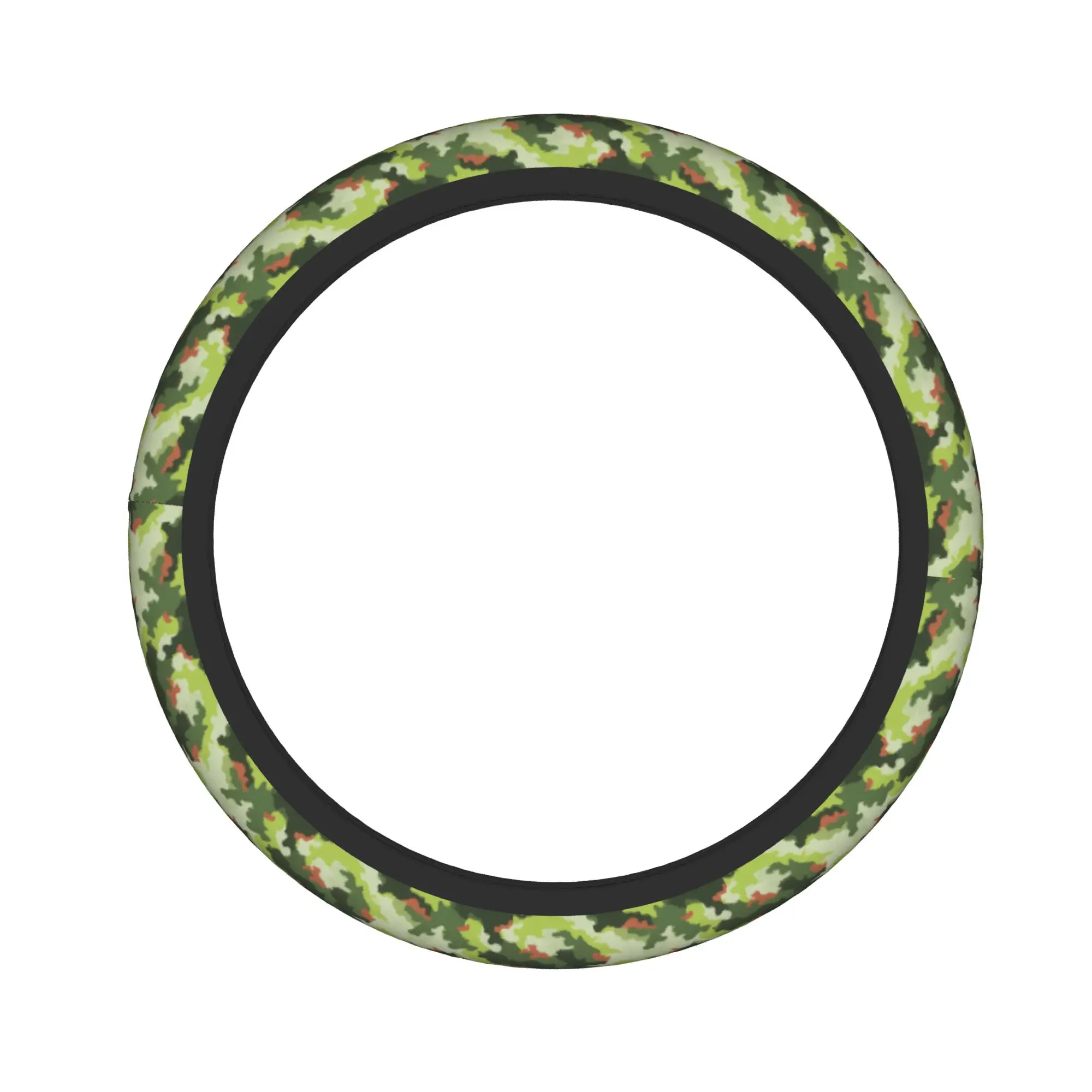 Camo Camouflage Car Steering Wheel Cover 37-38 Non-slip  Auto Steering Wheel Protector Colorful Steering-Wheel Accessories - view 3