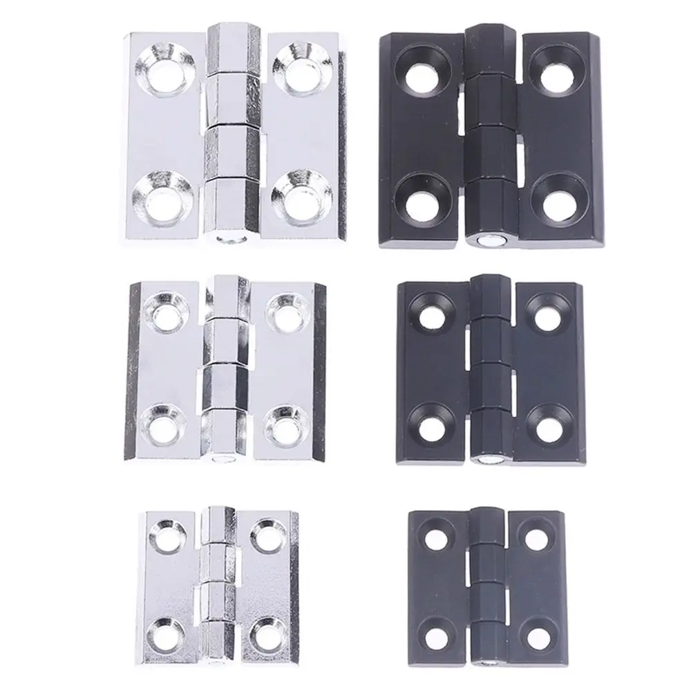 Zinc Alloy Square Square Folding Hinge 40/50/60mm Industrial Power Distribution Cabinet Hinge Surface Mounted Folding