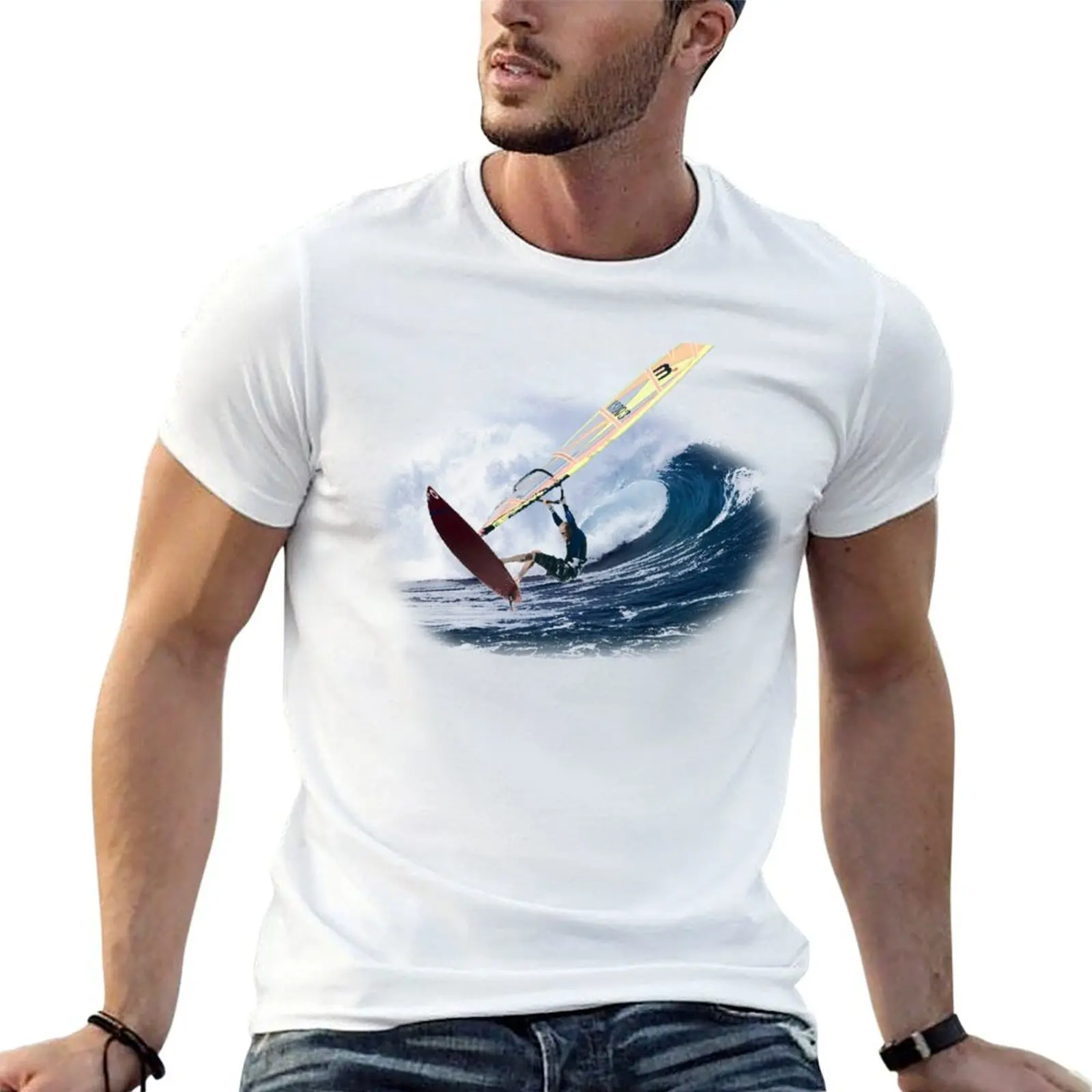Windsurf T-Shirt man t shirts high quality luxury brand t shirt man cotton t shirt personalised T-Shirt