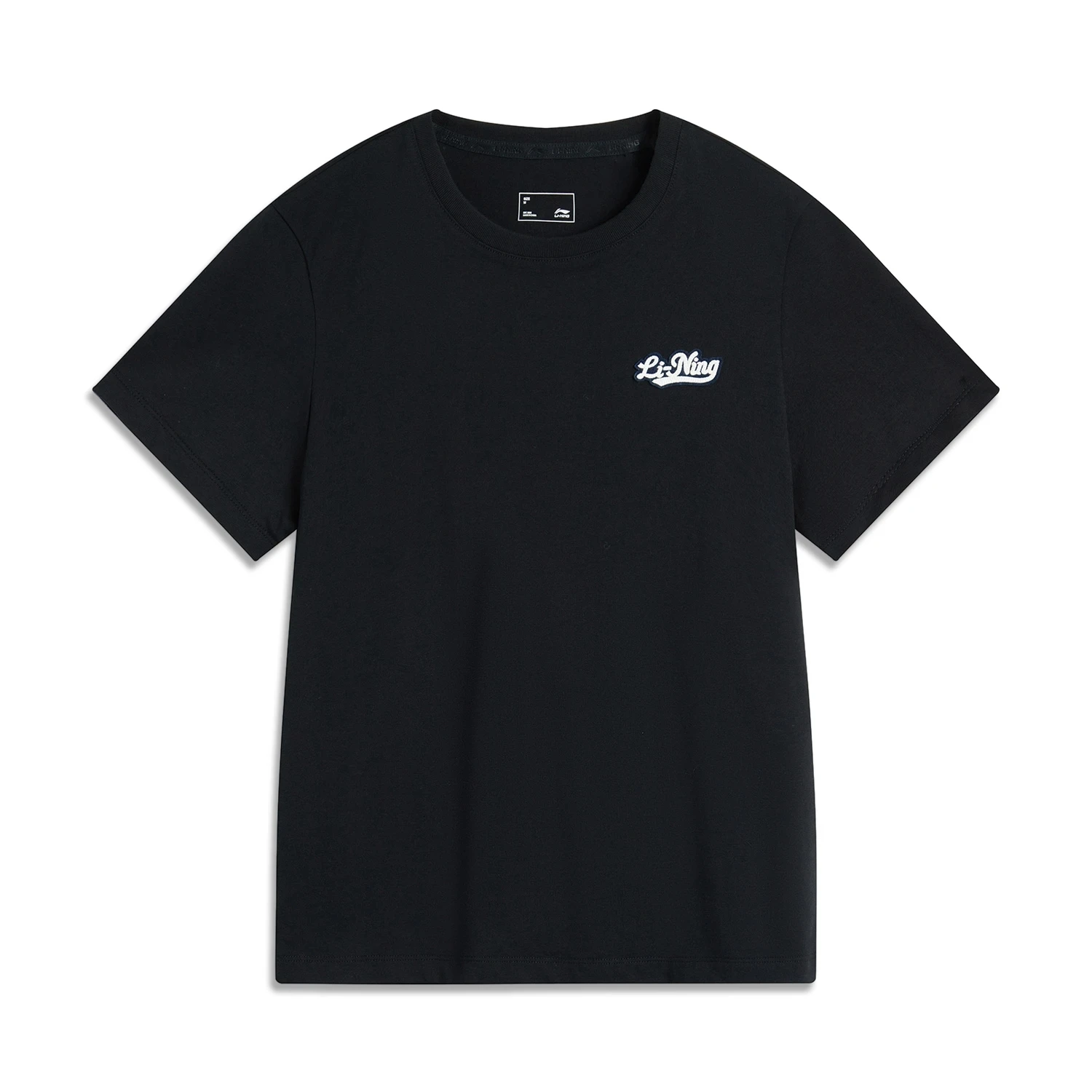 Li-Ning Women Sports Style T-Shirt Cotton Regular Fit LiNing Short Sleeve Tee Tops AHSU530 image 4