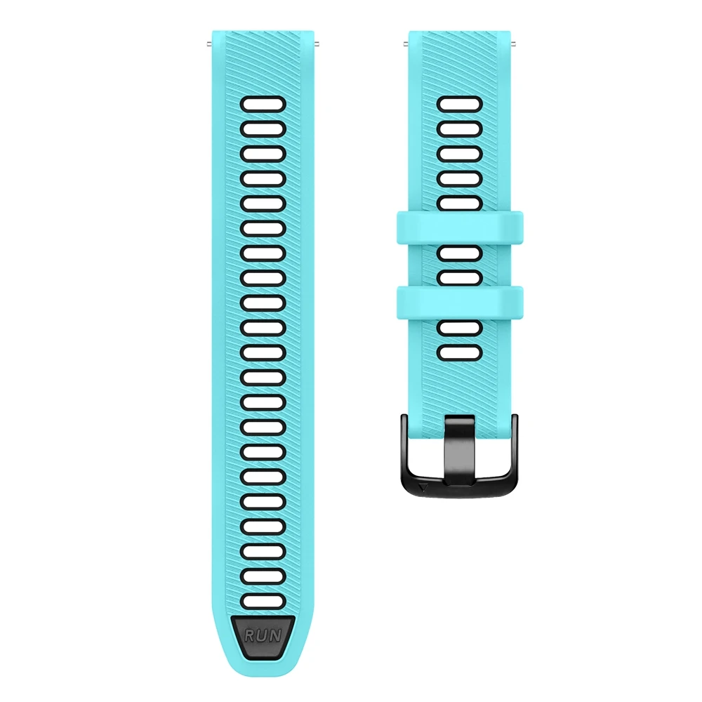 Universelles 22-mm-Sport-Silikonarmband für Garmin Forerunner 265 255 Musikband für Vivoactive 4/Venu 4 45 mm Armband-Uhrenarmband – Detail 25