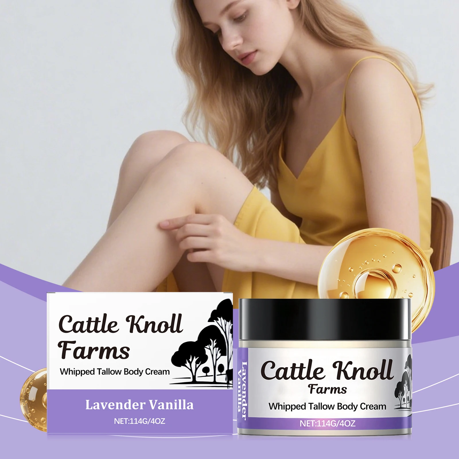 

Vanilla Tallow Moisturizing Body Lotion Reinforced Barrier Antioxidant Balanced Water Oil State Deep Nourish Soothing Skin Cream