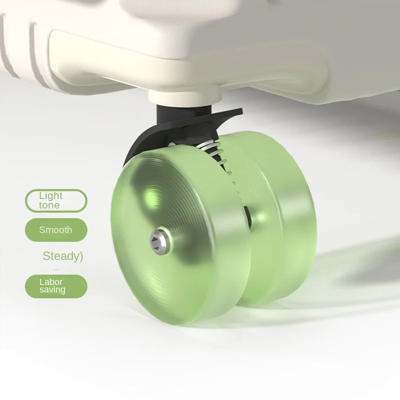 Чемодан с боковым открытием, новый дорожный чемодан большой вместимости, гладкие колеса, унисекс, 20-28 дюймов, чемодан на колесиках с алюминиевой рамой