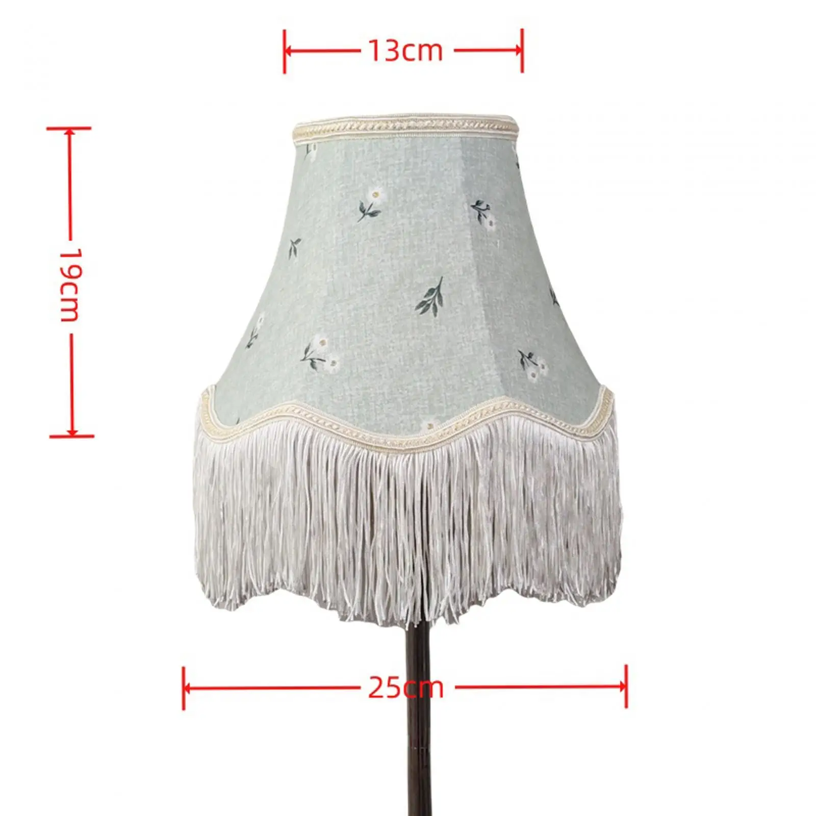 Floor Light Cover with Tassel Stylish Contemporary Decorative Desktop Light Shade for Hotel Party Wedding Bedroom Apartment