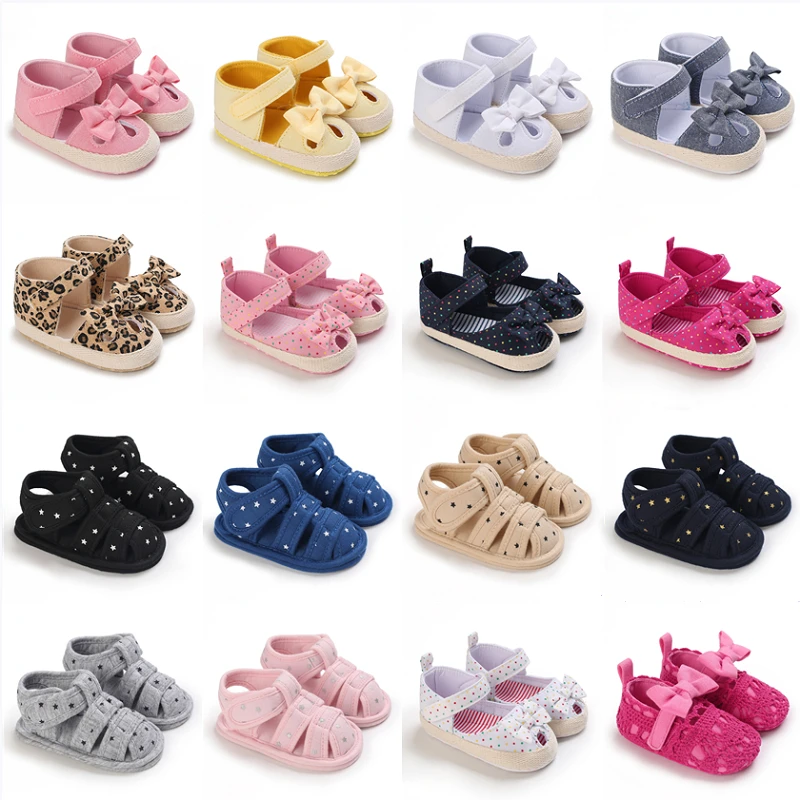 Spring And Autumn Sandals, Princess Shoes, Baby Boys And Baby Girls First Walkers Soft Soled Comfortable Walking Shoes 0-18M