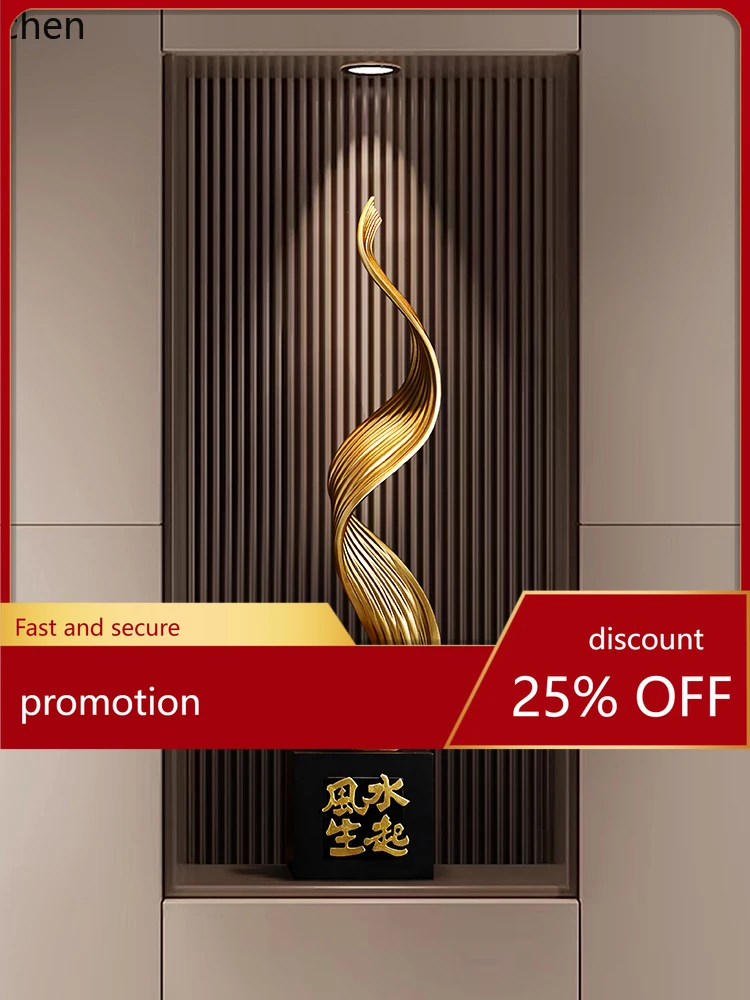 

HT Fengsheng Shuiqi Entry Entrance Decorative Ornaments Light Luxury High-end Living Room TV Cabinet Crafts Housewarming Gifts